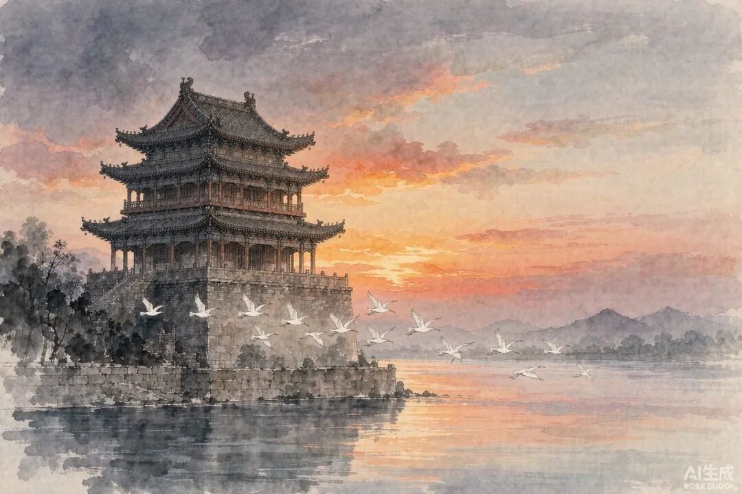 滕王阁 · 落霞与孤鹜齐飞